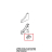 Upper hook to stop inner glass Unox XVC 304