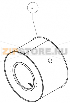 Vasca  RC/LM 14 Imesa LM 14                                Vasca  RC/LM 14 Imesa LM 14Запчасть на сборочном чертеже под номером: 4Название запчасти на итальянском языке: Vasca  RC/LM 14 Imesa LM 14