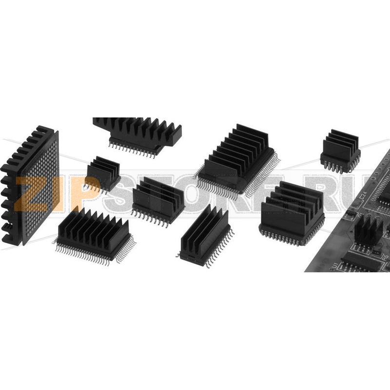Радиатор SMD 22 К/Вт, 19x19x4.8 мм Fischer Elektronik ICK SMD B 19 SA 