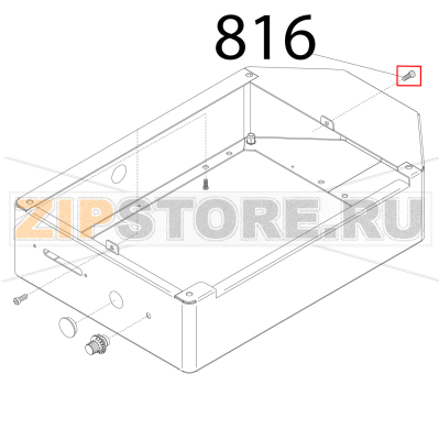 Vite TCEI DIN912, M6x14 Sirman Palladio 350 Automec Vite TCEI DIN912, M6x14 Sirman Palladio 350 AutomecЗапчасть на деталировке под номером: 816