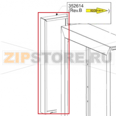 Front panel Comenda AC2 Front panel Comenda AC2Запчасть на деталировке под номером: 352614Название запчасти Comenda на английском языке: Front panel Comenda AC2