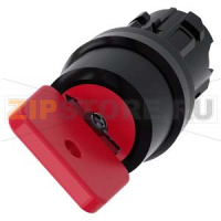 АКТУАТОР ПОВОРОТНОГО ПЕРЕКЛЮЧАТЕЛЯ С КЛЮЧОМ O.M.R., 22MM, КРУГЛ., ПЛАСТИК, НОМЕР ЗАМКА 73037, ЧЁРНЫЙ / КРАСНЫЙ, С 2 КЛЮЧАМИ, 2 КОММУТАЦИОННЫХ ПОЛОЖЕНИЯ: O<I, БЕЗ ФИКСАЦИИ, ACT. AN. 50 ГРАД.: 12/2 Ч., ПОЛОЖЕНИЕ ИЗЪЯТИЯ КЛЮЧА: O Siemens 3SU1000-4FC01-0AA0