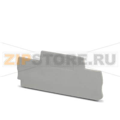 Концевая крышка Phoenix Contact D-STTB 2,5-TWIN Длина: 91,5 мм, Ширина: 2,2 мм, Высота: 47,5 мм, Цвет: cерый.Минимальный заказ: 50 шт.Упаковка: 50 шт.