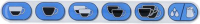 PUSH-BUTTON PANEL MEMBRANE 6-BUTTON