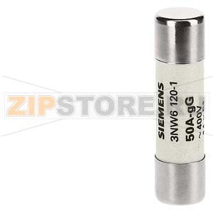 ЦИЛИНДРИЧЕСКАЯ ПЛАВКАЯ ВСТАВКА GG БЕЗ ИНДИКАТОРА 14Х51 ММ, 500В, 8А Siemens 3NW6108-1 