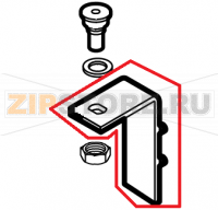 Upper door hinge Lainox ME061T   