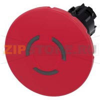 EMERGENCY STOP MUSHR. PUSHB., CAN BE ILLUMINATED, 22MM, КРУГЛ., ПЛАСТИК, КНОПКА КРАСНАЯ, 60MM, ПОДТВЕРЖДЕНИЕ СРАБАТЫВАНИЯ ФИКСАЦИЕЙ (POSITIVE LATCHING), ДЕБЛОКИРОВКА ПОВОРОТОМ, С ГРАВИРОВКОЙ ЛАЗЕРОМ, НОМЕРА СИМВОЛОВ В СООТВ. С ISO7000 ИЛИ IEC60417 Siemens