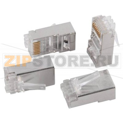 Разъём RJ-45 FTP для кабеля SOLID кат.6 