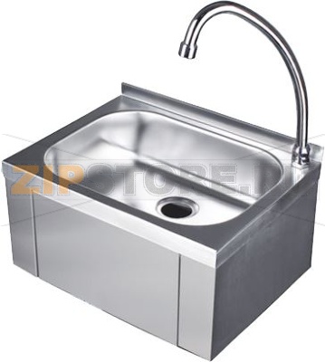 HAND-WASH BASIN ST. STEEL W/KNEE CONTROL 