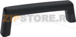 HANDLE OF PLASTIC 204 mm BLACK 
