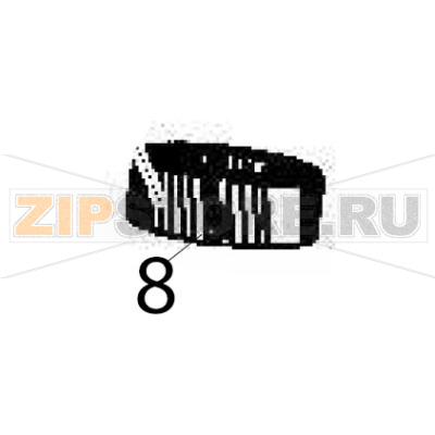 Down tool apron Hurakan HKN-CL6 Down tool apron Hurakan HKN-CL6Запчасть на деталировке под номером: 8