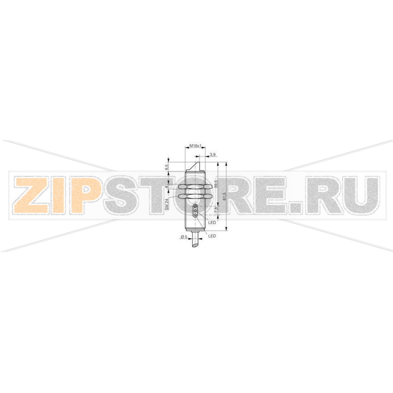 Датчик лазерный 10-36 В/DC Contrinex LTK-1180W-103 