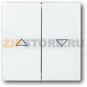 Клавиша для механизма выключателя жалюзи, альпийский белый ABB 998.28 