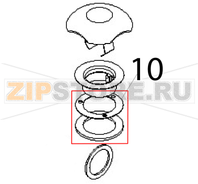 Gasket Angelo Po FC1011G Gasket Angelo Po FC1011GЗапчасть на деталировке под номером: 10