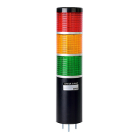 Колонна сигнальная, светодиодная, алюминиевая, Ø: 86 мм Autonics ML8M-F300-RYG-B