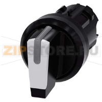 АКТУАТОР ПОВОРОТНОГО ПЕРЕКЛЮЧАТЕЛЯ С ВОЗМОЖНОСТЬЮ ПОДСВЕТКИ, 22MM, КРУГЛ., ПЛАСТИК, КОРОТКАЯ ЧЁРНАЯ РУКОЯТКА С БЕЛОЙ ВСТАВКОЙ, 3 КОММУТАЦИОННЫХ ПОЛОЖЕНИЯ: I-O <II, С ФИКСАЦИЕЙ В ЛЕВОМ ПОЛОЖЕНИИ РУКОЯТКИ, БЕЗ ФИКСАЦИИ В ПРАВОМ ПОЛОЖЕНИИ РУКОЯТКИ, УГОЛ ПОВО