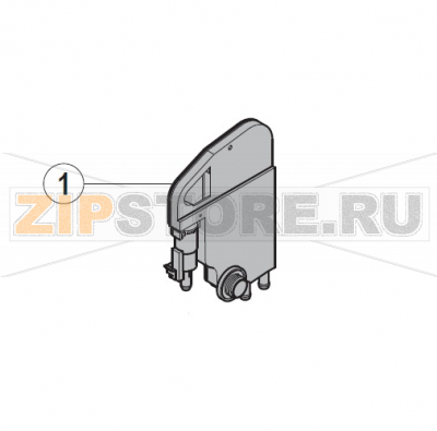 Waterbreak Hobart UXT-10A                                                     Waterbreak  Hobart UXT-10AЗапчасть на сборочном чертеже под номером: 1Название запчасти на немецком языке языке: Waterbreak  Hobart UXT-10A

