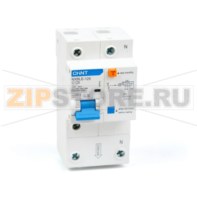 Дифавтомат 125 А, 300 мА, 10 кА Chint NXBLE-125 
