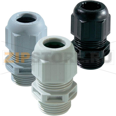 Ввод кабельный, M12, материал: полиамид, 1 шт Wiska ESKV M12 RAL 9005 
