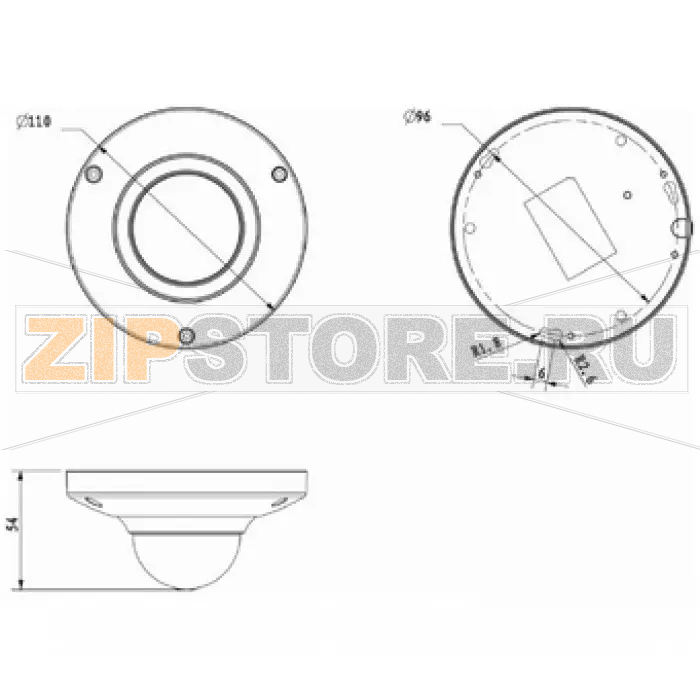 IP-камера Dahua DH-IPC-HD1000CP-0280B 
