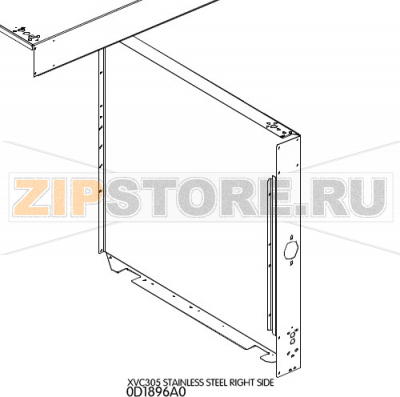 Stainless steel right side Unox XVC 315G Stainless steel right side Unox XVC 315GЗапчасть на деталировке под номером: 3Название запчасти на английском языке: Stainless steel right side Unox XVC 315G