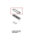 Cap for door upper stirrup Unox XVC 315G