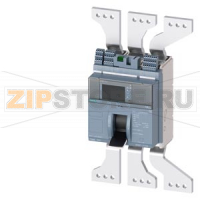 fixed-mounted molded case circuit breaker w. handle frame 1600; 4AUX and trip alarm switch S24; Icu "H" Icu=85kA @ 415V, 3-pole ETU660, LSIG, In=800A display, meas., comm. function Ir=320...800A Isd=0.6...10xIn, Ii=1.5...15xIn N conductor protec. adjustab