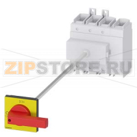 ГЛАВНЫЙ КОНТРОЛЬНЫЙ ВЫКЛЮЧАТЕЛЬ 3-ПОЛЮСА FRONT MOUNTING FOUR-HOLE MOUNTING ROTARY ACTUATOR BLACK Siemens 3LD2418-1TL13