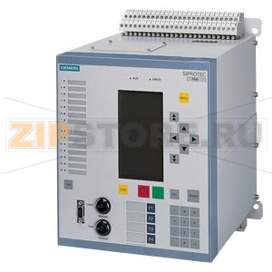 дистанционная защита 7SA63 панель управления: подсвеченный большой дисплей для упр-я присоед.,кнопки управл., переключатели с ключом, функциональные клавиши, числовая панель управления, интерфейс ПК отключение 3-фазное пуск I>, пуск U</I>/ АПВ, УРОВ, защи 