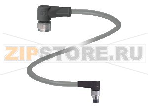 Кабель датчика-исполнительного устройства Connection cable V1-W-1,5M-PVC-V31-WM Pepperl+Fuchs Описание оборудованияConnection cable, M12 to M8, PVC cable, 4-pin