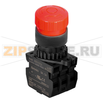 Выключатель аварийный, Ø отверстия: 22/25 мм Autonics S2ER-E1R3AM 