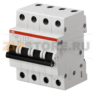 Выключатель автоматический, 3P+N, SH203 B 25 NA ABB 2CDS213103R0255 