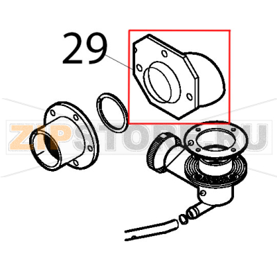 Intake pipe fitting Silanos E1000 Intake pipe fitting Silanos E1000Запчасть на деталировке под номером: 29