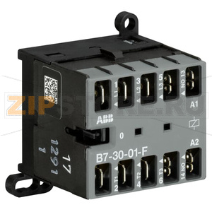 Миниконтактор B7-30-01-F, 12 А, 400 В, AC3, катушка: 42 В/АС ABB GJL1311003R0012 