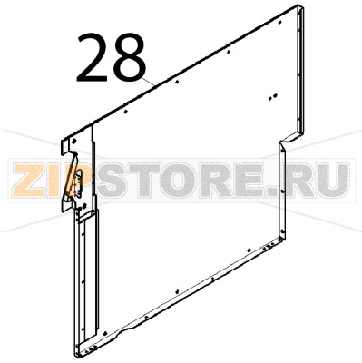 Fianco SX Angelo Po 2N1FAGF Fianco SX Angelo Po 2N1FAGFЗапчасть на деталировке под номером: 28
