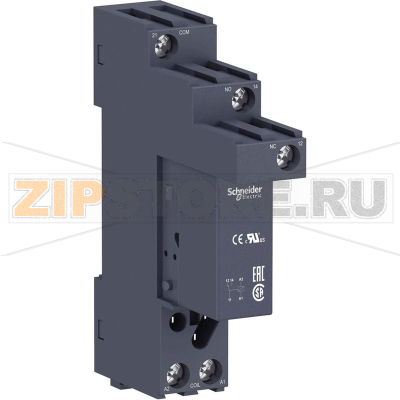 Реле интерфейсное 24 В/DC, 16 А : 1 шт. Schneider Electric RSB1A160BDS 