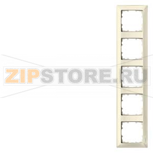 DELTA LINE ЭЛЕКТРИЧЕСКИЙ БЕЛЫЙ РАМКА 5-МЕСТНАЯ 364X80MM Siemens 5TG2585-0 