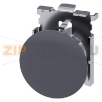 Заглушка с креплением для свободных командных пунктов, 30 мм, матовый металл, цвет: песчаный серый Siemens 3SU1960-0FA80-0AA0