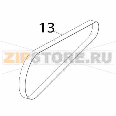 Variator belt Sigma SPZ 120 Variator belt Sigma SPZ 120Запчасть на деталировке под номером: 13