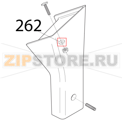 Rondella f. larga DIN9021, D6x18 Sirman Canova 300 Rondella f. larga DIN9021, D6x18 Sirman Canova 300Запчасть на деталировке под номером: 262