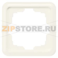 DELTA PROFIL ТИТАНОВО-БЕЛЫЙ РАМКА 1-МЕСТНАЯ  ВЫРЕЗАННАЯ 48Х48   80Х80MM Siemens 5TG1801