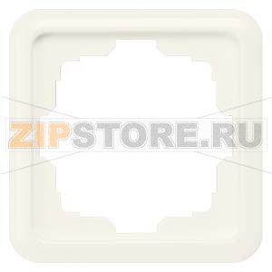 DELTA PROFIL ТИТАНОВО-БЕЛЫЙ РАМКА 1-МЕСТНАЯ  ВЫРЕЗАННАЯ 48Х48   80Х80MM Siemens 5TG1801 