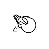 Thumb screw KitchenAid 5K45SSEWH