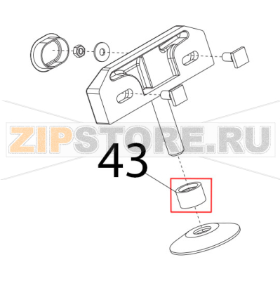Copri perno sup. vela NO CE Sirman Mirra 300 Y09 Copri perno sup. vela NO CE Sirman Mirra 300 Y09Запчасть на деталировке под номером: 43