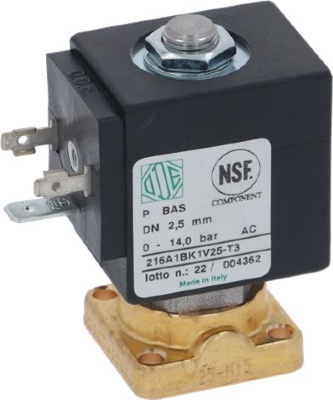 SOLENOID VALVE ODE 2-WAY 230V 14.5VA 