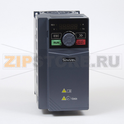 Преобразователь частоты 2.2 кВт, 1 фаза, 220 В, STO, тормозной модуль Sinvel SID300-2R2-2BS 