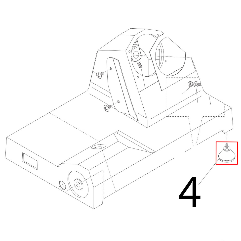 Ножка M5 двойная заострённая для Sirman Mirra 250 C Ножка M5 двойная заострённая для Sirman Mirra 250 CЗапчасть на деталировке под номером: 4