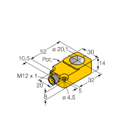 Датчик индуктивный Turck BI20R-Q14-LU-H1141