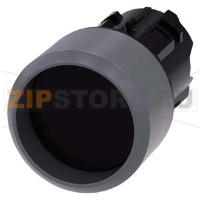 АКТУАТОР КНОПКИ, 22MM, КРУГЛ., ПЛАСТИК С МЕТАЛЛИЧЕСКИМ ФРОНТАЛЬНЫМ КОЛЬЦОМ, КНОПКА ЧЁРНАЯ С ВЫСТУПАЮЩИМ ФРОНТАЛЬНЫМ КОЛЬЦОМ БЕЗ ФИКСАЦИИ, С ГРАВИРОВКОЙ ЛАЗЕРОМ, НОМЕРА СИМВОЛОВ В СООТВ. С ISO7000 ИЛИ IEC60417 Siemens 3SU1030-0CB10-0AA0-Z&nbsp;Y13