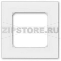 Рамка одноместная, белый/ледяной ABB 2CHH015010A6001